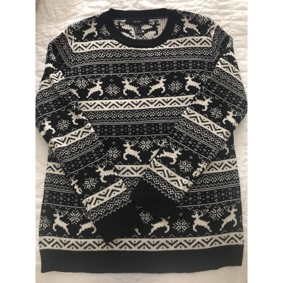 Forever 21 Sweaters - Forever 21 fair isle reindeer sweater